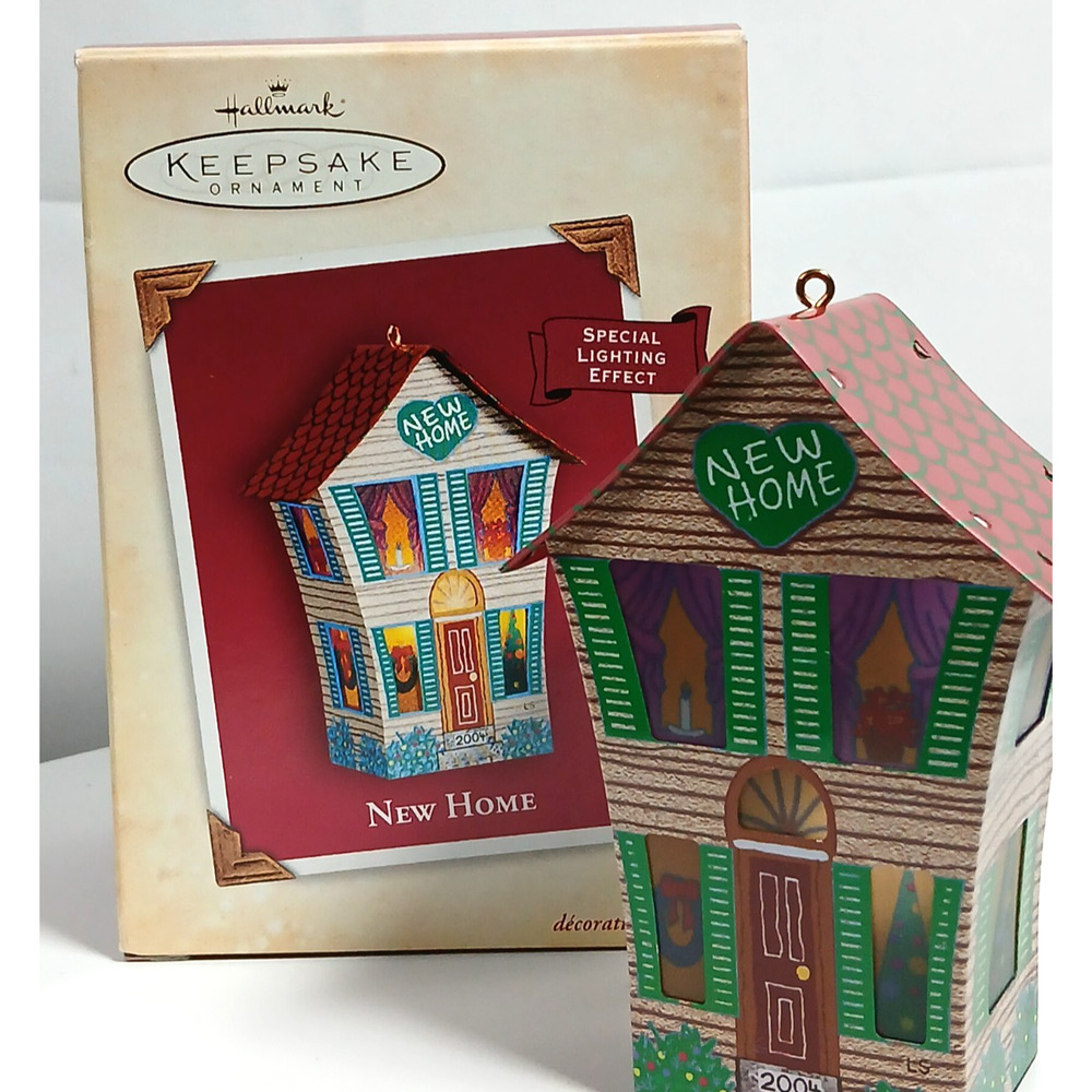 2004 Hallmark Keepsake Ornament NEW HOME Christmas Tree Decoration